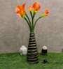 Orange Polyester Artificial Callalily Flower