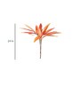 Orange Polyester Artificial Draceana Plant Without Pot