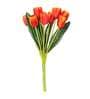 Orange Polyester Tulip Bunch Artificial Flowers