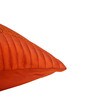 Orange Textured Polyester 16 x 16 Inches Cushion Cover