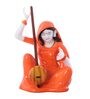 Orange Polyresin Meerabai Playing Musical Instrument Idol