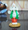 Orange Polyresin Neta Ganesha