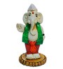 Orange Polyresin Neta Ganesha