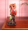 Orange Polyresin Premium Owl Figurine