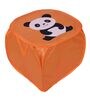 Orange Polyester Foldable 45 Litre Laundry Basket