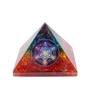 Orange Resin Bewitching Pyramid Prism
