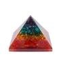 Orange Resin Bewitching Pyramid Prism