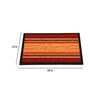 Orange Rubber Slogan 18x12 inches Anti skid Doormat