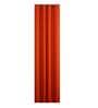 Orange Geometric Cotton 7 Ft Light Filtering Eyelet Door Curtain