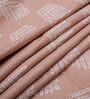 Orange Shade Floral 400 TC Cotton Double Queen Size Bedsheet With 2 Pillow Covers