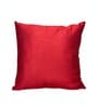 Orange Silk blend Brocade Meenakari Morpankh  16x16 inches Cushion Covers (Set of 2)