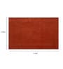 Red Wool Solid 3 x 5 Feet Hand Tufted Carpet