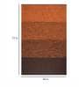 Orange Cotton Hand Woven 4 X 6 Feet Dhurrie