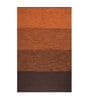 Orange Cotton Hand Woven 4 X 6 Feet Dhurrie