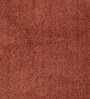 Orange Solid Polyester 5 ft x 7 ft Machine Made Carpet
