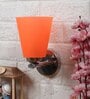 Gatwick Orange Steel Hanging Light
