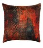 Orange Abstract Fabric 16 x 16 Inch Cushion Cover