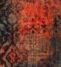 Orange Abstract Fabric 16 x 16 Inch Cushion Cover