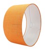 Syra Orange Cotton Fabric Solid Lampshade