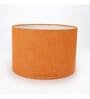 Trieste Orange Cotton Fabric Solid Lampshade