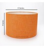 Trieste Orange Cotton Fabric Solid Lampshade