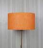 Delmas Orange Cotton Fabric Solid Lampshade
