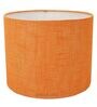 Canvas Orange Cotton Fabric Solid Lampshade