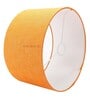 Lecce Orange Cotton Fabric Solid Lampshade