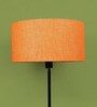 Syra Orange Cotton Fabric Solid Lampshade