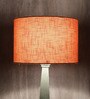 Trieste Orange Cotton Fabric Solid Lampshade