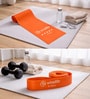 Orange Thermoplastic Elastomer 60X4 Inches Anti Skid Yoga Mat