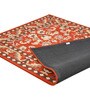 Orange Traditional Wool 5 ft x 7 ft Hand Tufted Carpet