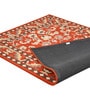 Orange Traditional Wool 6 ft x 9 ft Hand Tufted Carpet