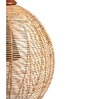 Gold Wood Single Hanging Lights