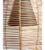 Gold Wood Single Hanging Lights