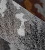 Grey Abstract Viscose 5 ft x 8 ft Hand Tufted Carpet