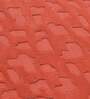 Peach Abstract Wool 4 ft x 6 ft Hand Tufted Carpet