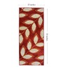 Orange Wool Floral 55 x 22 Inches Runner