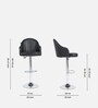 Orbit Bar Chair in Black Colour
