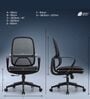Orbit Ergonomic Ultra Thick Cushion Patented Screwless Armrest Office Chair
