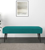 Orbit Fabric Bench in Sea Green Colour