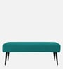 Orbit Fabric Bench in Sea Green Colour