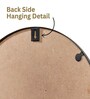 Orbit Minimal High Definition Black Round Mirror
