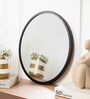 Orbit Minimal Round HD Wall Mirror (Black)