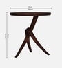 Orbit Sheesham Wood End Table In Walnut Finish