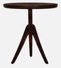 Orbit Sheesham Wood End Table In Walnut Finish