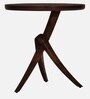 Orbit Sheesham Wood End Table In Walnut Finish