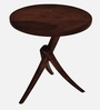 Orbit Sheesham Wood End Table In Walnut Finish