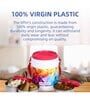 Varmora Orbit | Stainless Steel Lunch Box |Air- Tight Plastic Lid | PUF Exterior Insulation| 100% Food Grade & BPA-Free-230ml-3 pc- Pink