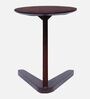 Orbit Teak Wood End Table In Brown Colour